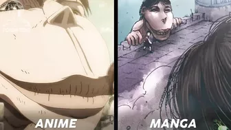 Manga VS Anime (War for Paradis Fight) - Attack On Titan Season 4 Part 2 Episode 1