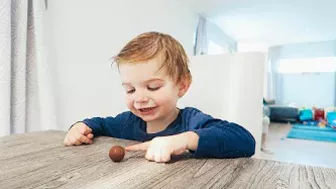 Toddler Candy Challenge - Testing his Patience with Candy While I Leave the Room (Hilarious!)