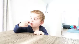 Toddler Candy Challenge - Testing his Patience with Candy While I Leave the Room (Hilarious!)