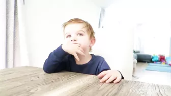 Toddler Candy Challenge - Testing his Patience with Candy While I Leave the Room (Hilarious!)