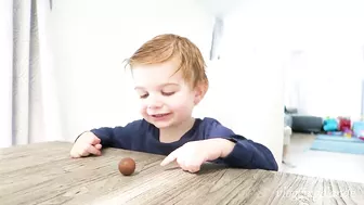 Toddler Candy Challenge - Testing his Patience with Candy While I Leave the Room (Hilarious!)