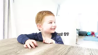 Toddler Candy Challenge - Testing his Patience with Candy While I Leave the Room (Hilarious!)