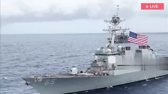 U.S. Warships Challenge Beijing in Taiwan Strait.