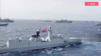 U.S. Warships Challenge Beijing in Taiwan Strait.