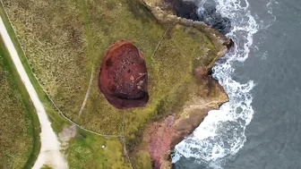 Huge sinkhole reveals hidden underground beach