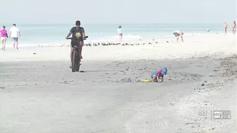 Cracking down on electric bikes, scooters on the beach