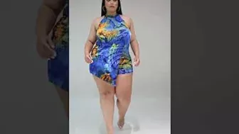 Mini Shorts Plus Size Fashion | Plus Size Models | #shorts #youtubeshorts #video #shorts #plussize