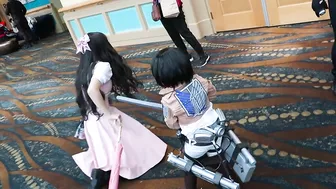 Mikasa Attacks Anime Los Angeles 2022 ft. Bonnie Ayame