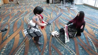 Mikasa Attacks Anime Los Angeles 2022 ft. Bonnie Ayame