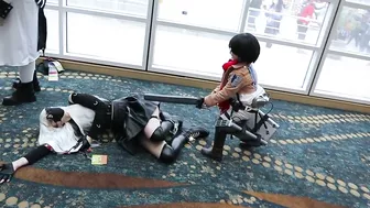 Mikasa Attacks Anime Los Angeles 2022 ft. Bonnie Ayame