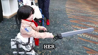 Mikasa Attacks Anime Los Angeles 2022 ft. Bonnie Ayame