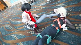 Mikasa Attacks Anime Los Angeles 2022 ft. Bonnie Ayame