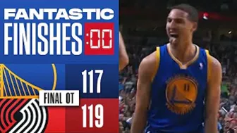 Final 4:40 WILD OT ENDING Warriors vs Trail Blazers 2014 Game-Winner ????????