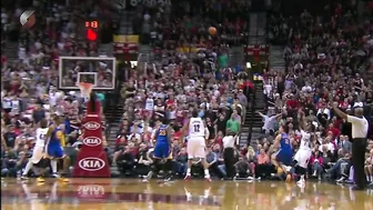 Final 4:40 WILD OT ENDING Warriors vs Trail Blazers 2014 Game-Winner ????????