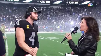 Derek Carr Post Game Interview Reveals Why The Raiders Went For The Field Goal