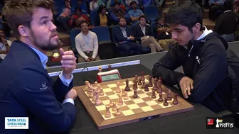 The shortest game of Magnus Carlsen's chess career!