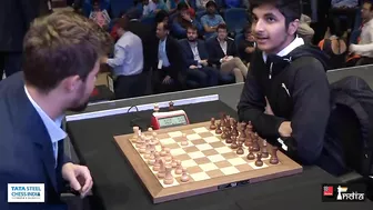 The shortest game of Magnus Carlsen's chess career!