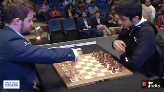 The shortest game of Magnus Carlsen's chess career!