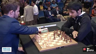 The shortest game of Magnus Carlsen's chess career!