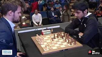 The shortest game of Magnus Carlsen's chess career!