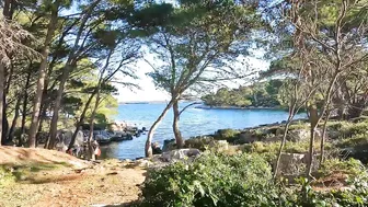 FKK NUDIST BEACH ZAKLOPNICA - ISLAND PASMAN, CROATIA ???? BEACH WALK 4K