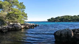 FKK NUDIST BEACH ZAKLOPNICA - ISLAND PASMAN, CROATIA ???? BEACH WALK 4K