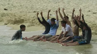 Wonderful Beach, Cambodia sea