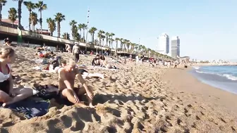 Beautiful Barcelona Beach in Spain | Beautiful Beach in the world videos | W Travel Vlog