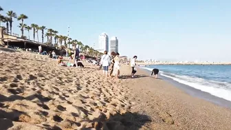 Beautiful Barcelona Beach in Spain | Beautiful Beach in the world videos | W Travel Vlog