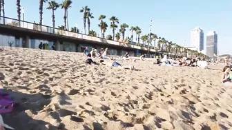 Beautiful Barcelona Beach in Spain | Beautiful Beach in the world videos | W Travel Vlog