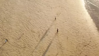 Horse Riding on the Beach at Sunset