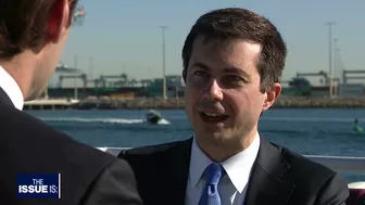 Sec. Pete Buttigieg Tours Ports of L.A. & Long Beach for the First Time