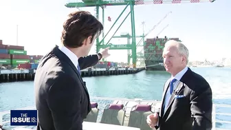 Sec. Pete Buttigieg Tours Ports of L.A. & Long Beach for the First Time