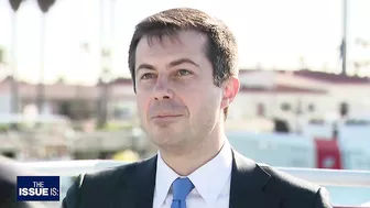 Sec. Pete Buttigieg Tours Ports of L.A. & Long Beach for the First Time