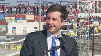 Secretary Pete Buttigieg visits Ports of Los Angeles and Long Beach