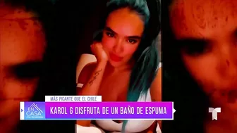 Andrea Meza presume cuerpazo en sexy bikini rojo | Más picante que el chile | Telemundo