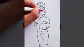 TikTok dhy_art ||bikini pocong mumun shorts