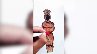 TikTok dhy_art ||bikini pocong mumun shorts