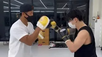 BTS Jungkook Boxing Training Instagram Post Update (January 11, 2022)