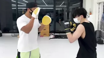 BTS Jungkook Boxing Training Instagram Post Update (January 11, 2022)