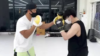 BTS Jungkook Boxing Training Instagram Post Update (January 11, 2022)