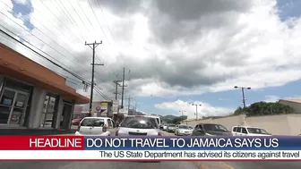 DO not TRAVEL to JAMAICA says AMERICA