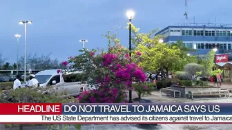 DO not TRAVEL to JAMAICA says AMERICA