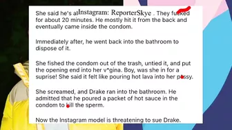 INSTAGRAM MODEL SAYS DRAKE BURNT HER C00CH!E & WANTS TO SUE????HE RESPONDS…