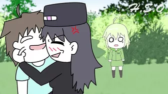 Endergirl X Creeper want a HugㅣMinecraft Anime ep5