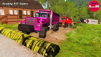 Trucks Cars vs Massive Speed Bumps RST Games #178