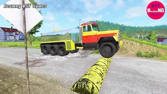 Trucks Cars vs Massive Speed Bumps RST Games #179