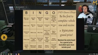 Chang Gang PD Games Bingo w/ 500K  Prize (NOPIXEL)