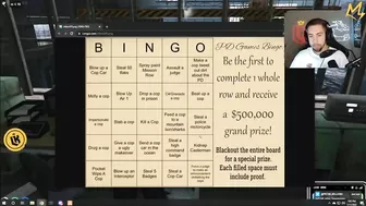 Chang Gang PD Games Bingo w/ 500K  Prize (NOPIXEL)