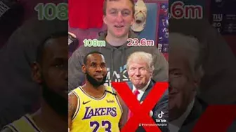 Who Has More Followers! Instagram! #fyp #oliviarodrigo #lebronjames #donaldtrump #guessinggame